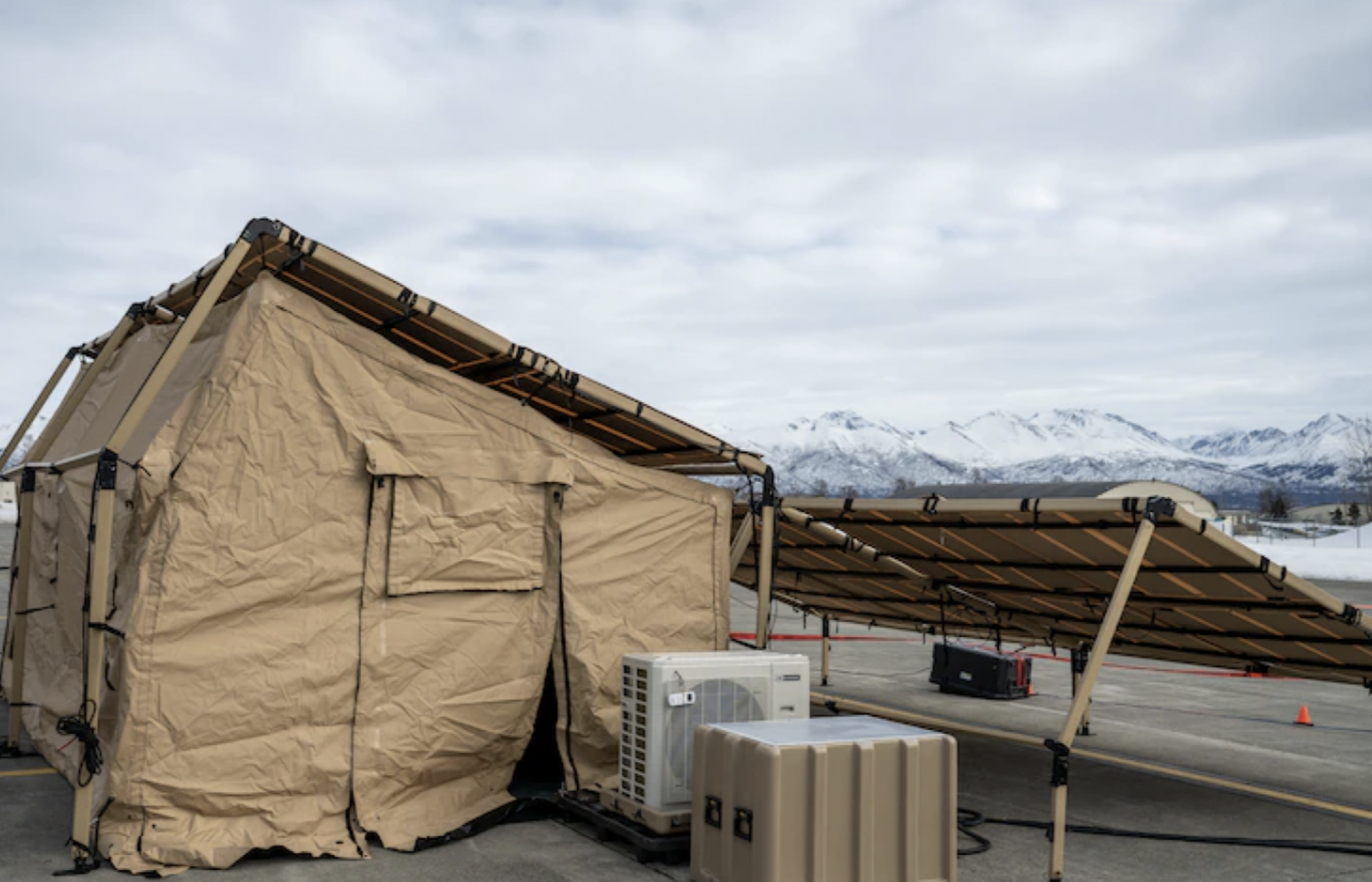 Pvilion integrates solar cells into fabrics to create versatile, energy-generating products for the U.S. military, among other customers. (Image courtesy of Pvilion.)